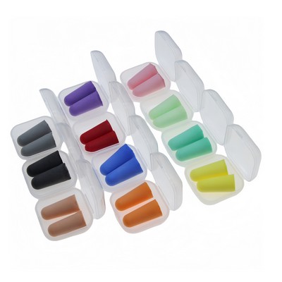 Ear Plugs with Transparent Case