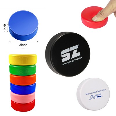 PU Foam Hockey Puck Stress Ball