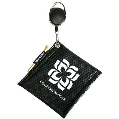 Golf Ball Cleaning Towel with Hanging Buckle