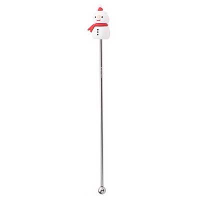 7.5 L Stainless Steel Snowman Top Beverage Stirrers Mixing Sticks