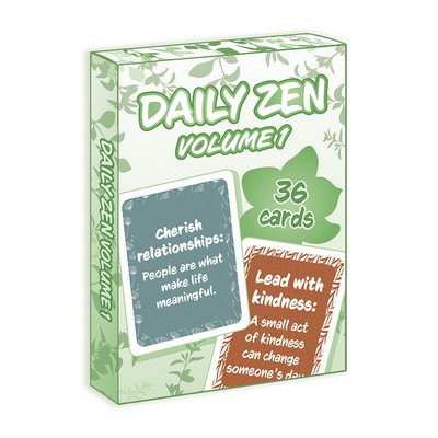 Daily Zen - Inspirational Flash Card Set - Volume 1