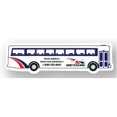 Bus Stock Shape Magnet (4 7/8"x1 3/8")