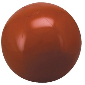 16" Inflatable Solid Brown Beach Ball