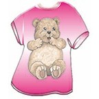 Bear Cub T-Shirt Mighty Mini Magnet