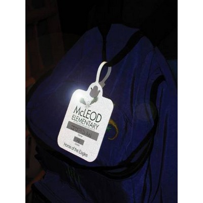 Square Easy-Lock Reflective Safety Tag