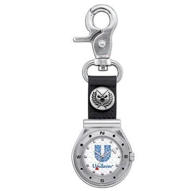 Clip On Key Fob Watch With Golf Club Hands