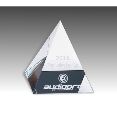 Pyramid Optic Crystal Award (4"x4½")