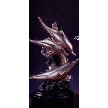 3 Dolphins Trophy (4 1/2"x6 1/2")