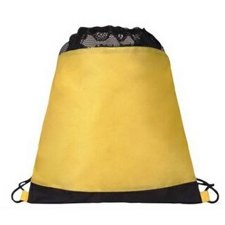 Sporty Mesh Drawstring Bag