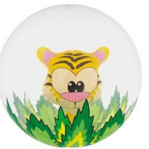 16" Inflatable Tiger In The Jungle Beach Ball©