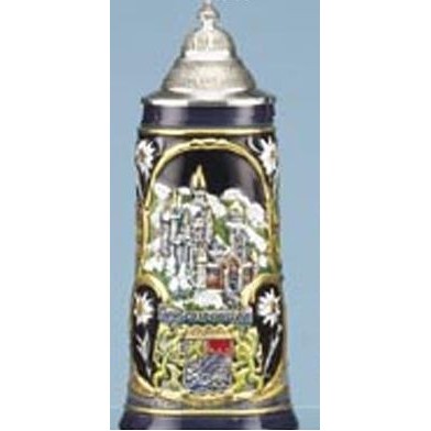 9-3/4" Ludwig Castle Stein Mug