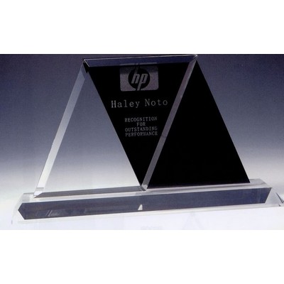 Fancy Crystal Diamond Award (5 1/2"x9 3/8"x2 3/8)