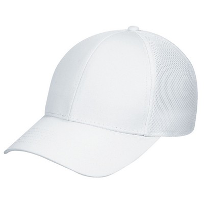 Polycotton/Polyester Honeycomb Cap w/Mesh Back