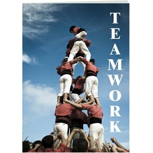 Teamwork Greeting Card