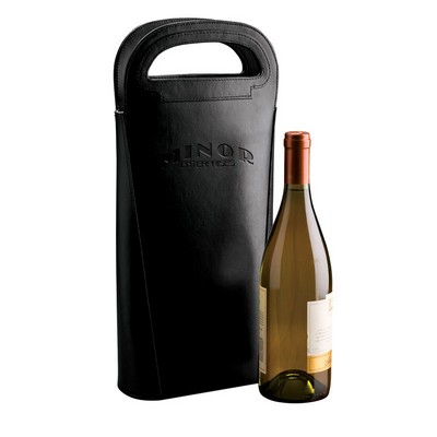 Gioia II Leather Double Wine Carrier