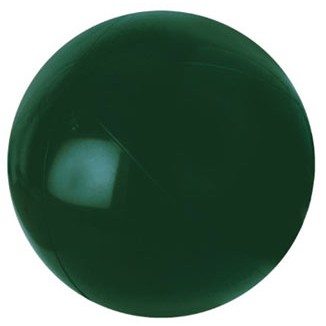 12" Inflatable Forest Green Beach Ball