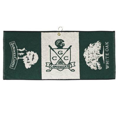 Jacquard Loop Terry Golf Towel (16"x40" Woven)