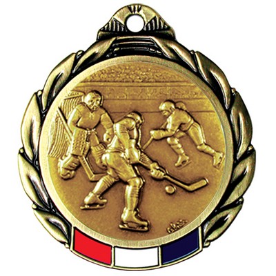 Stock RWB Regency Medal (Hockey) 2 3/4"