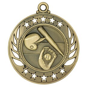 Medal, "Baseball" Galaxy - 2 1/4" Dia.