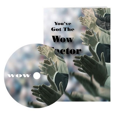 Wow Factor Recognition Greeting Card with Matching CD