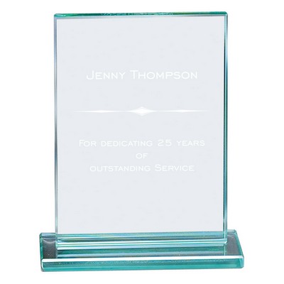 Jade Glass Rectangle Award