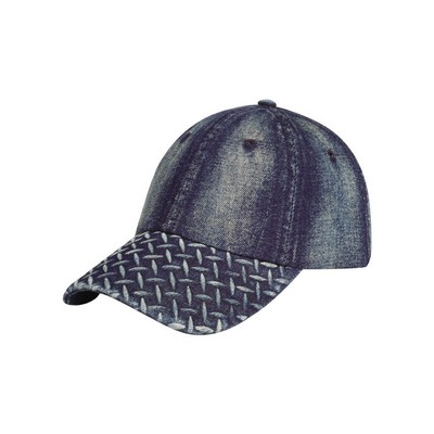 Diamond Plate Washed Cotton Cap