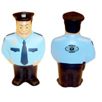 4"x1-1/5"x2" Policeman Stress Reliever