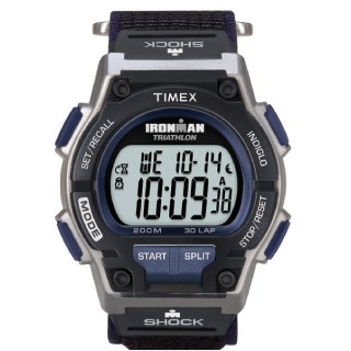 Timex Ironman Black/Dark Blue Endure Shock 30 Lap Full-Size Watch