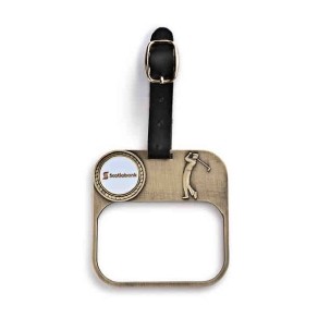 Towel Holder Bag Tag w/Ball Marker