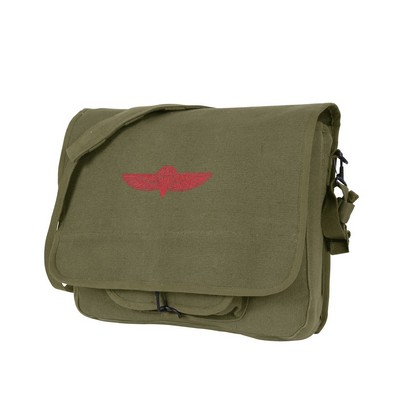 Olive Drab Israeli Paratrooper Shoulder Bag