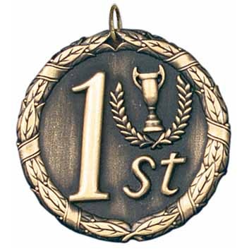 Medal, "First Place - Gold Only" - 2"