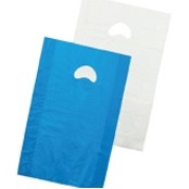 White High Density Encore™ Merchandise Bag w/ Die Cut Handle (16"x4"x24")