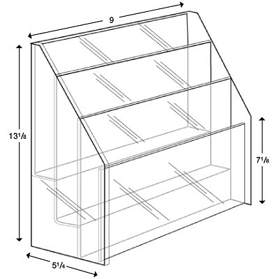 Fabricated Brochure Holder