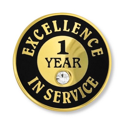 Excellence In Service Pin - 1 - 60 Years