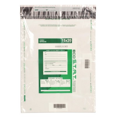 Eco Stat Cash, Evidence, Deposit, Security Bag (15" x 20")