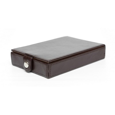 Ashlin® Designer Expresso Brown Sanremo Quad Pen Box