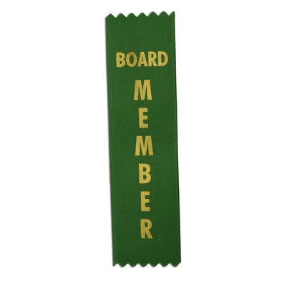 Stock Pinked End Ribbon (1 5/8"x6") - Board Member