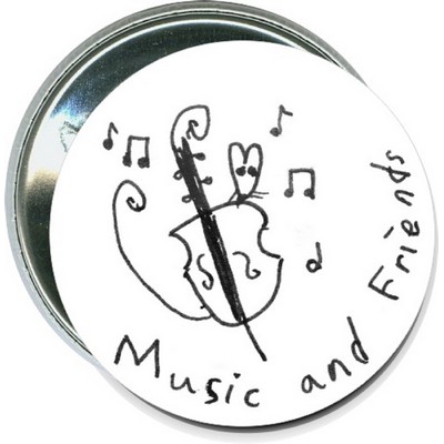 Music - Music and Friends - 2 1/4 Inch Round Button