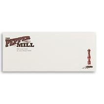 Full Color #10 Hi White 70 Lb. Text Raised Print Stationery Envelopes