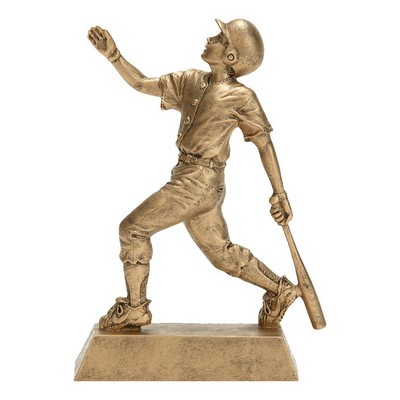 10.5" Male Baseball Signature Resin Figure Trophy