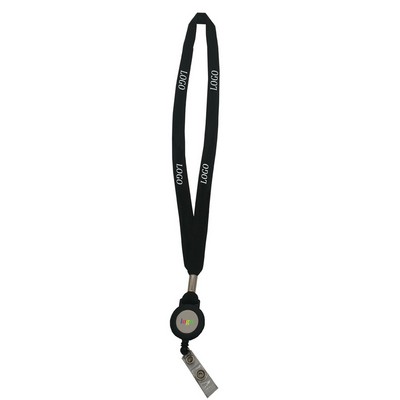 Lanyard with Retractable Badge Reel