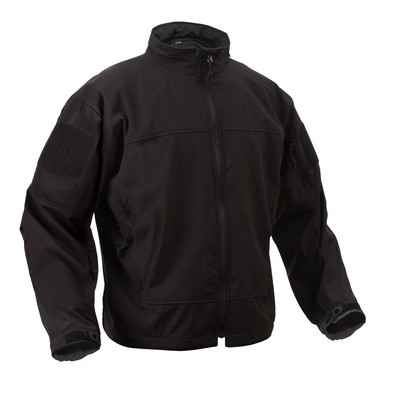 Black Lightweight Soft Shell Jacket (S to XL)