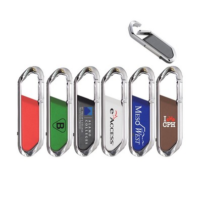 8GB Flipout Carabiner USB Flash Drive