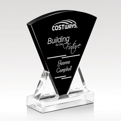 Crystal Award - 7.5" Onyx Arch