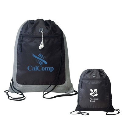 Poly Drawstring Backpack