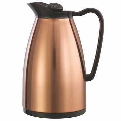 Classic 0.6 Liter Glass Lined Carafe (Copper/Brown)