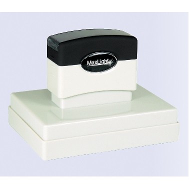 MaxLight Pre-Inked Stamp (1"x2")