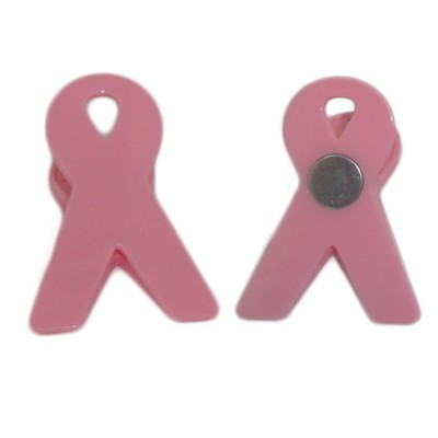 Red Ribbon-Shaped Magnetic Clip