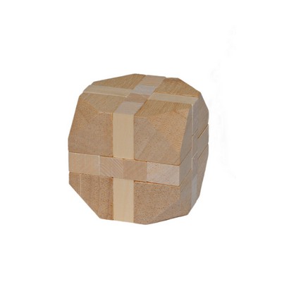 Wooden Cube Puzzle (14 Sides)