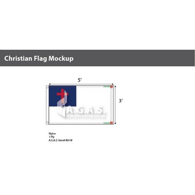 Christian Flags 3x5 foot